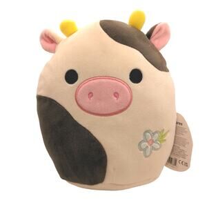 Squishmallows Connor the Cow 7" Easter 2024 Collection Plush Stuffed Animal Cute
